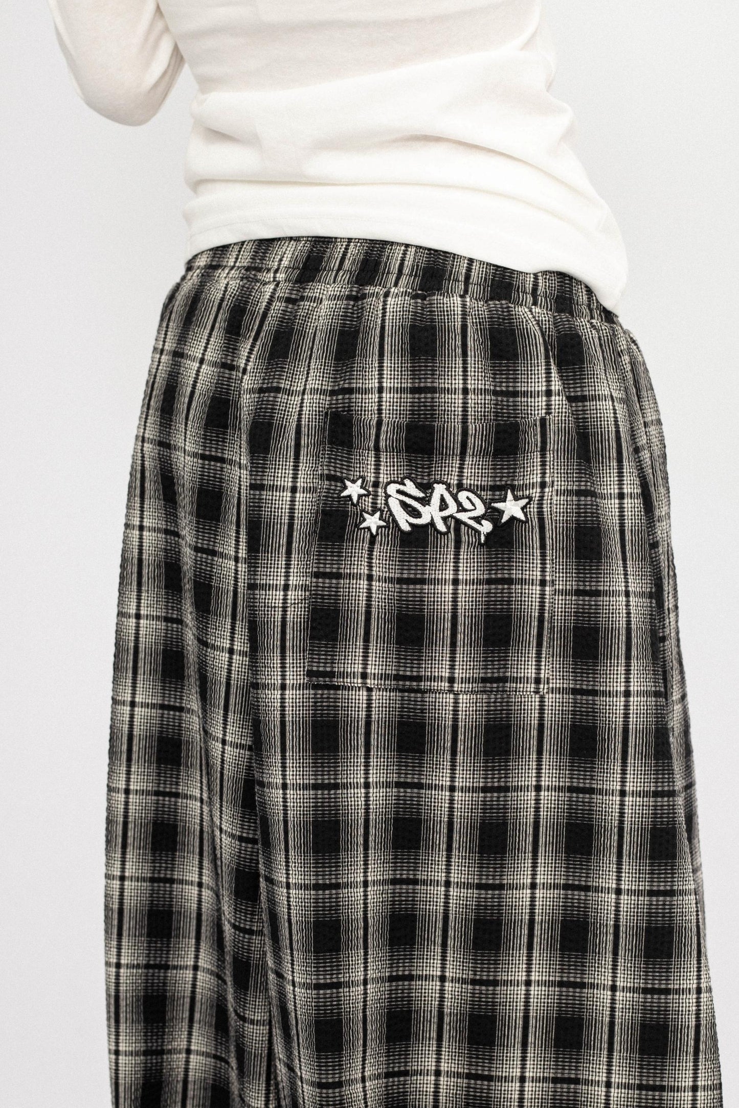 American Patchwork Wide Leg Pants