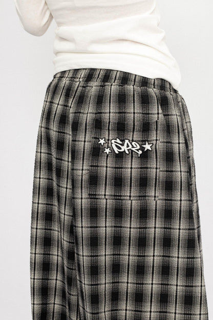 American Patchwork Wide Leg Pants