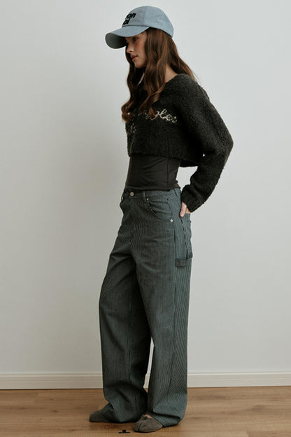 Light Luxury Wool Jacquard Top