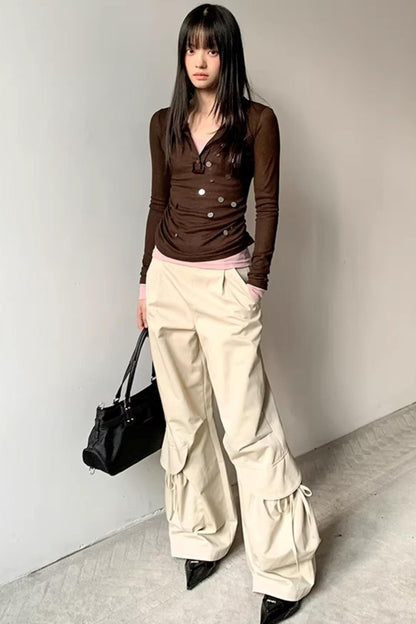 Color-Blocked Sequin Top Set