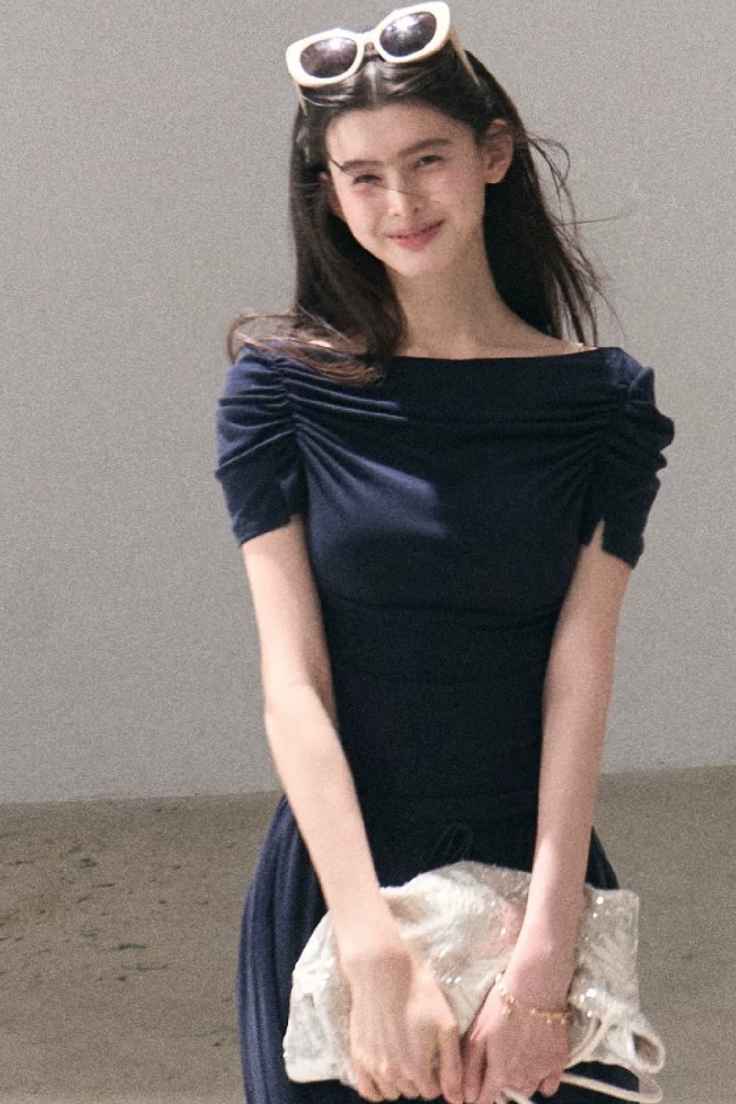 Lyocell Off-Shoulder Two-Piece Set-Up