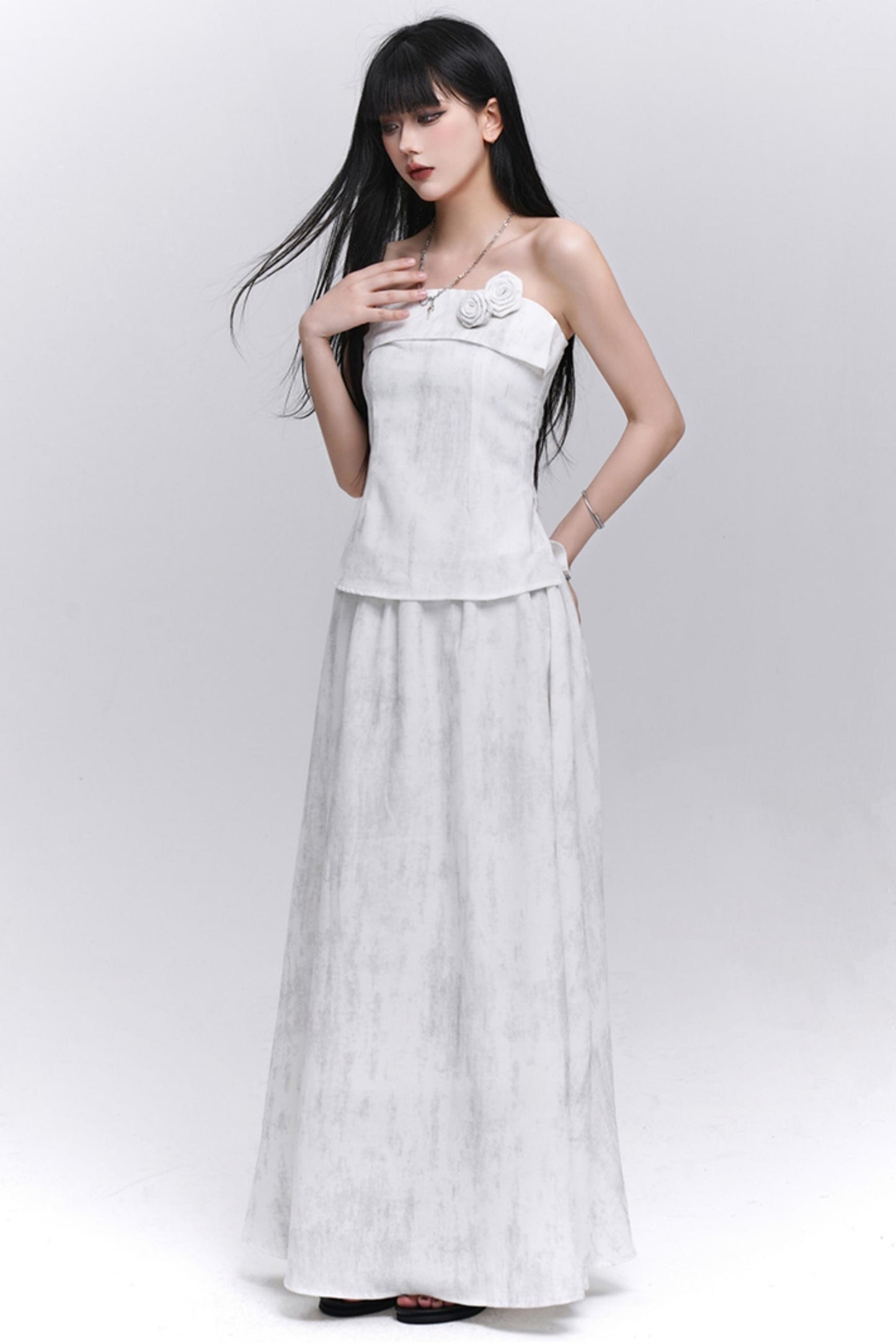 Artistic Summer Skirt Top Set-Up