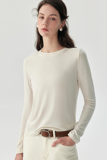 Ultra-thin Long-Sleeved Wool Base Jacket