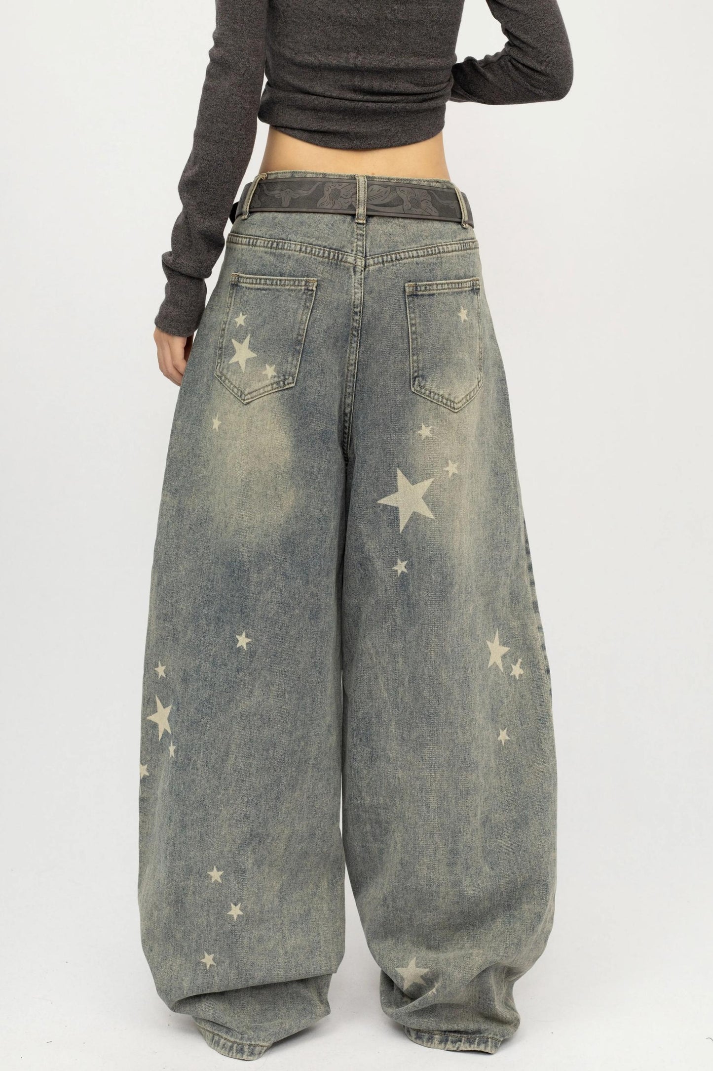 American Vintage Star Print Jeans