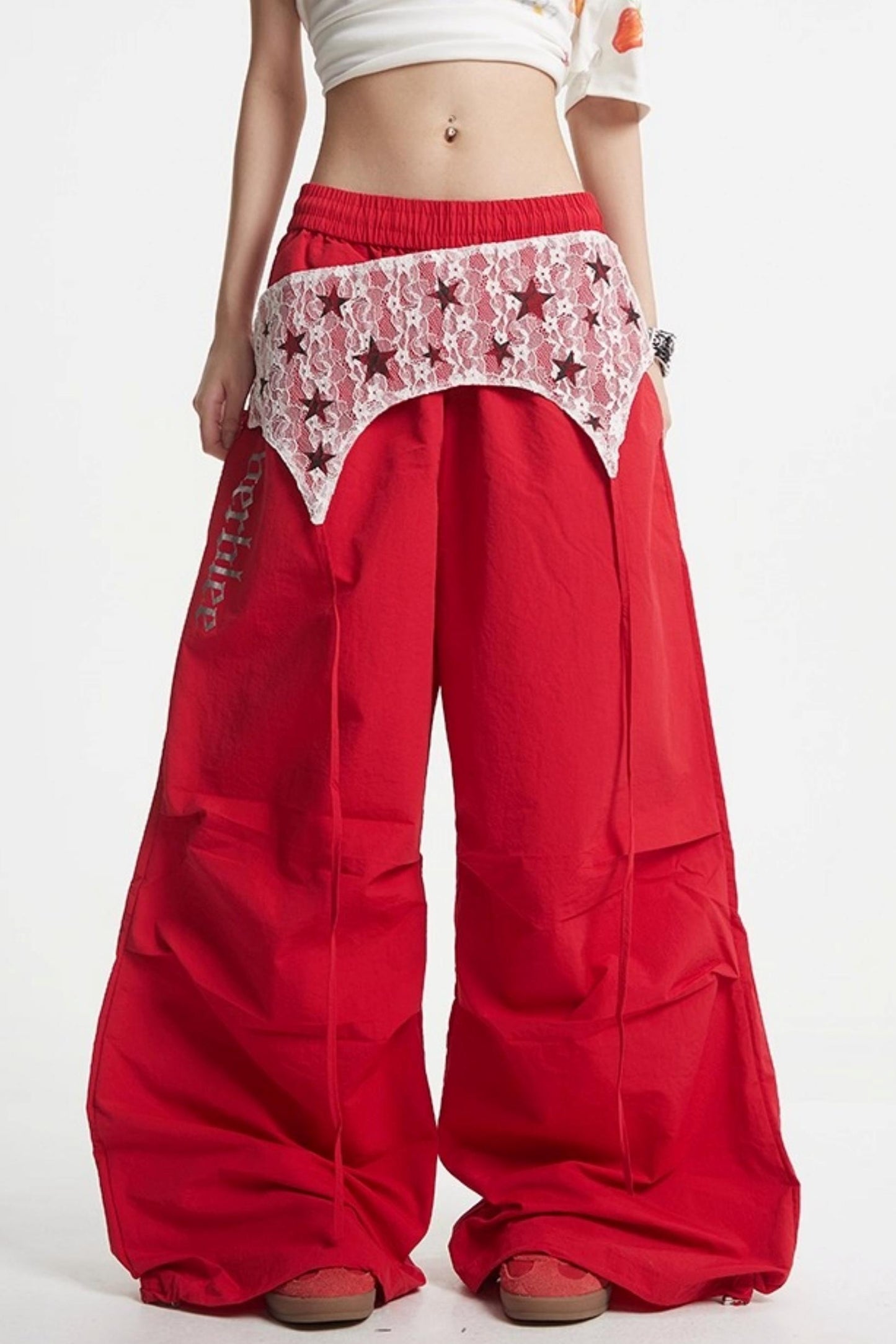 Lace Paratrooper Pants