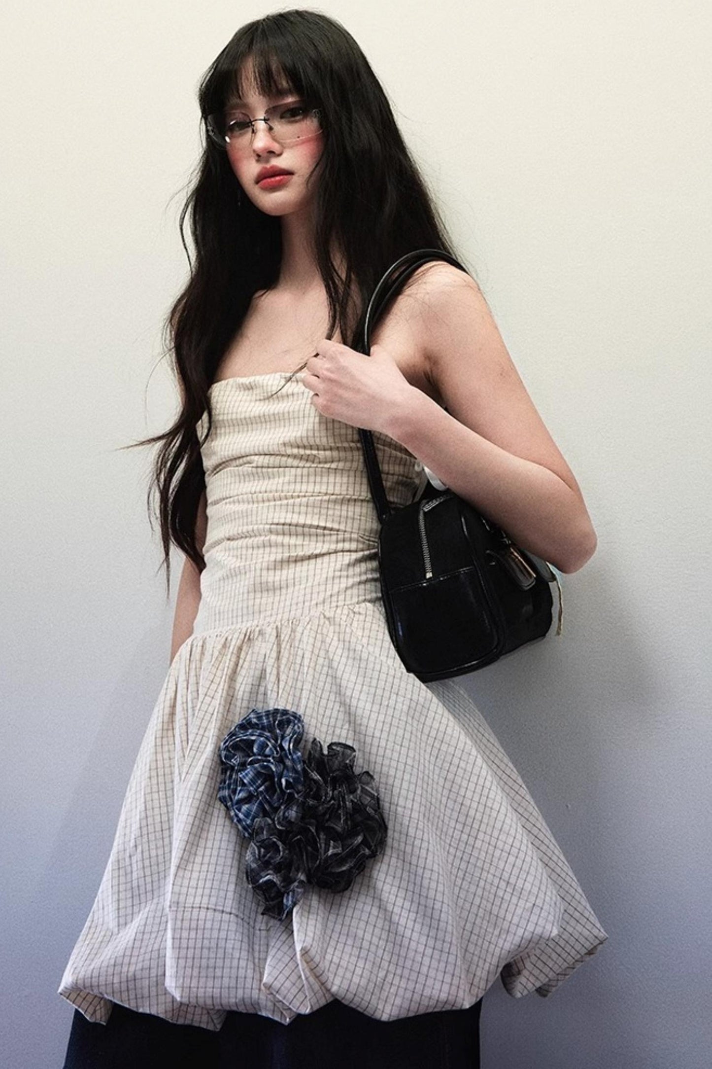 Apricot Floral Sheath Dress