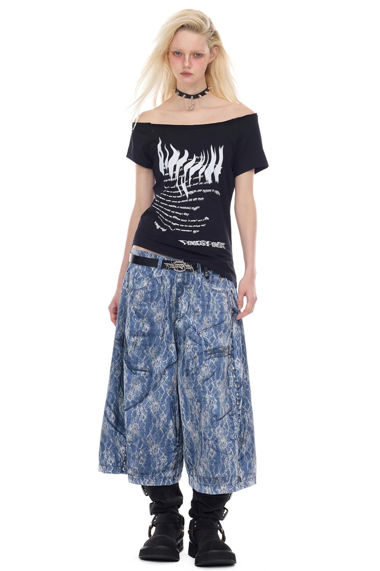 One-Shoulder Y2K T-Shirt