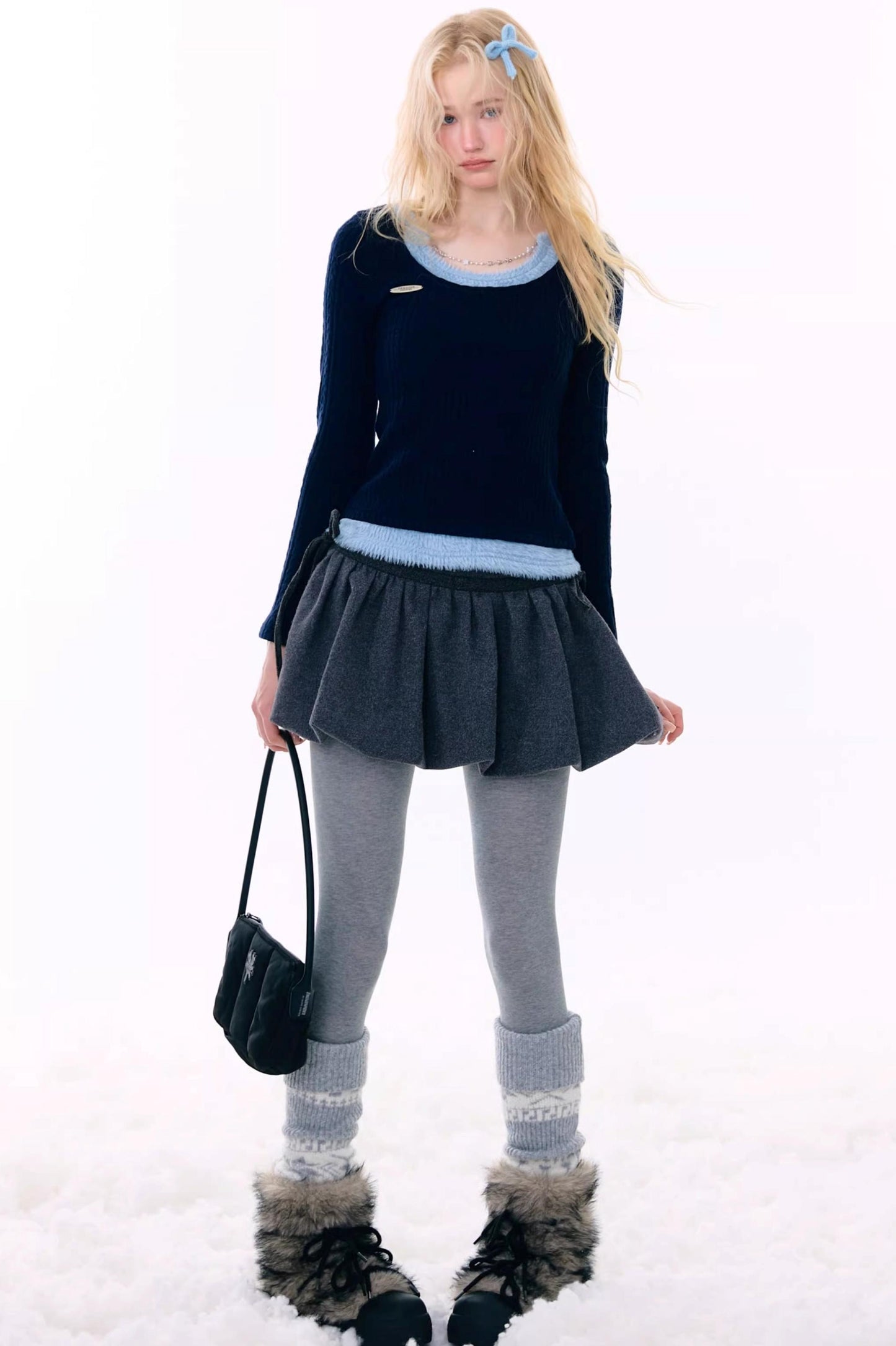 Retro Knit Chain Top