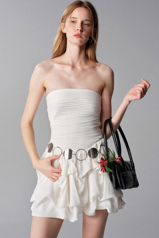 Seas Birch Breeze Pleated Dress