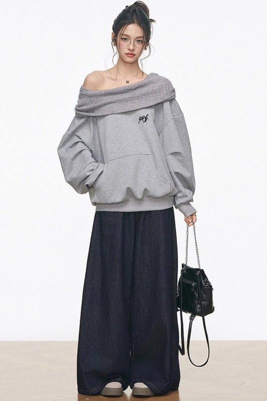 Hooded Sweatshirt Top Set-Up