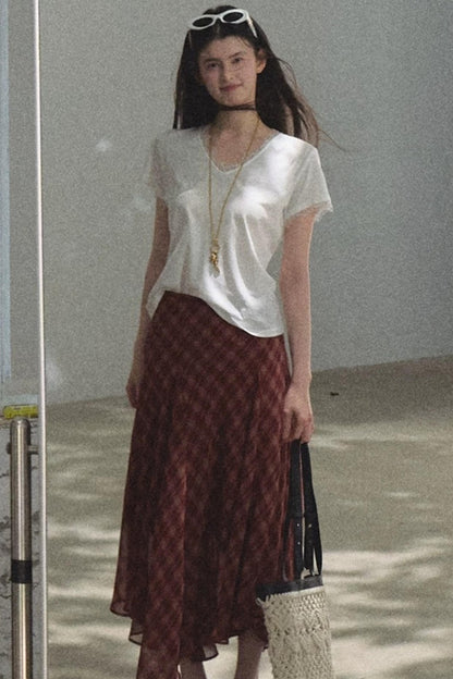 보헤미안 레이스 리넨 탑