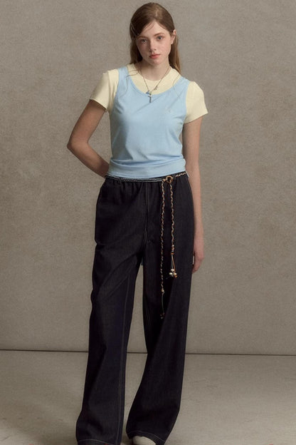 Slim Fit Two-Piece Tee