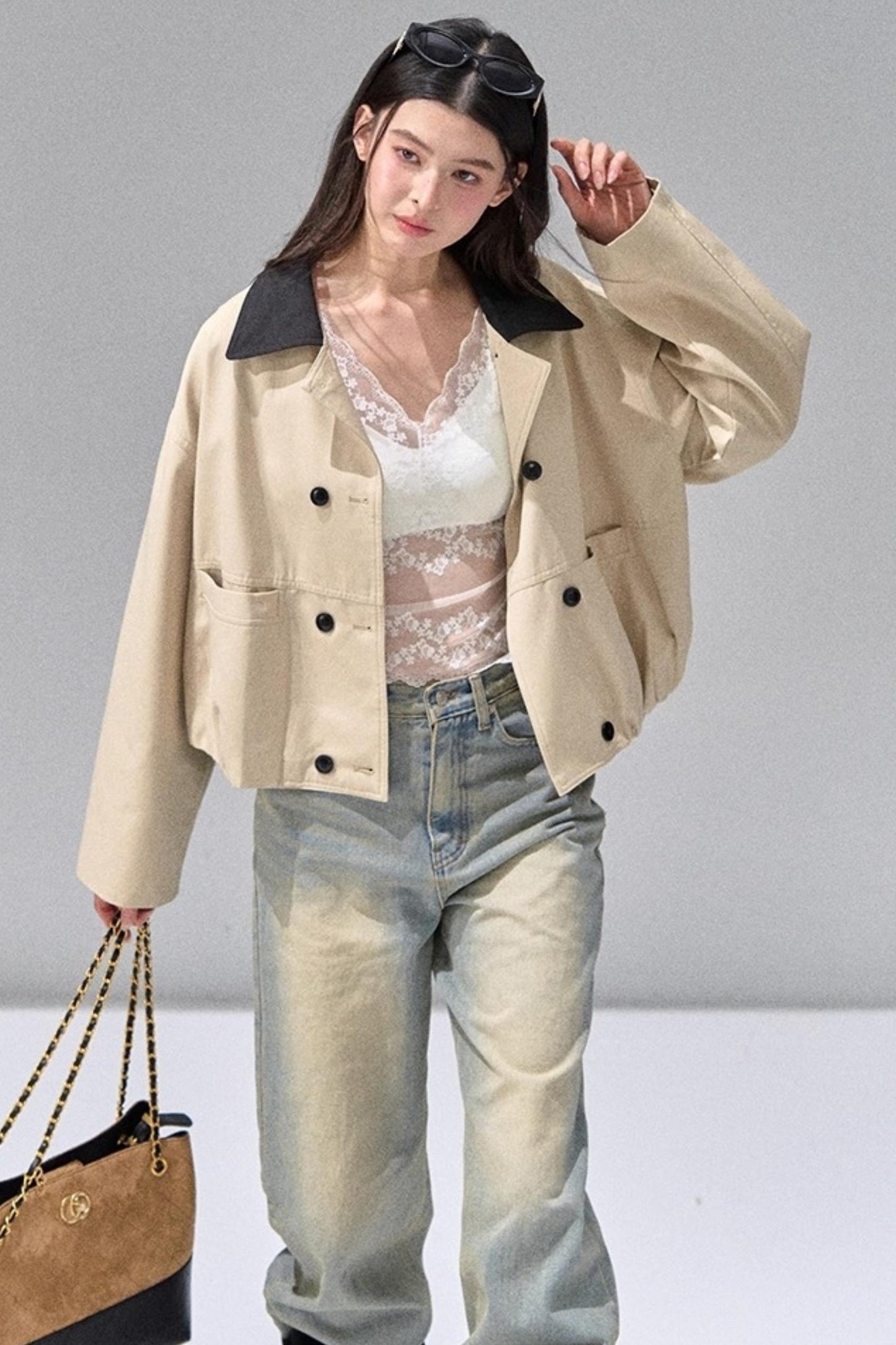 Short Petite Trench Coat