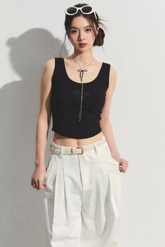 Chic Embroidered Camisole