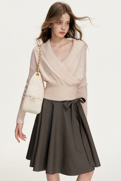 Tencel Wool A-Line Skirt Set