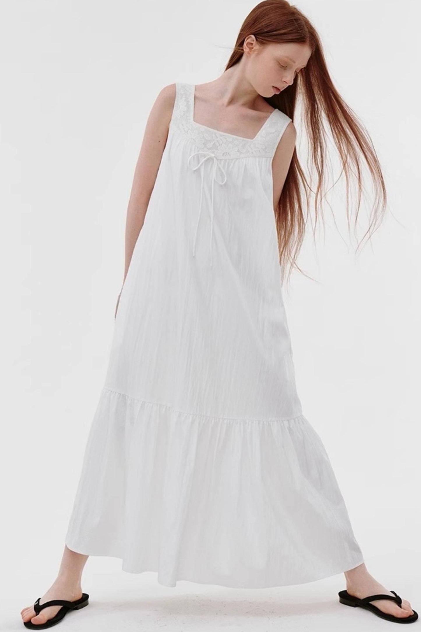 Seaside Lace Summer Dress