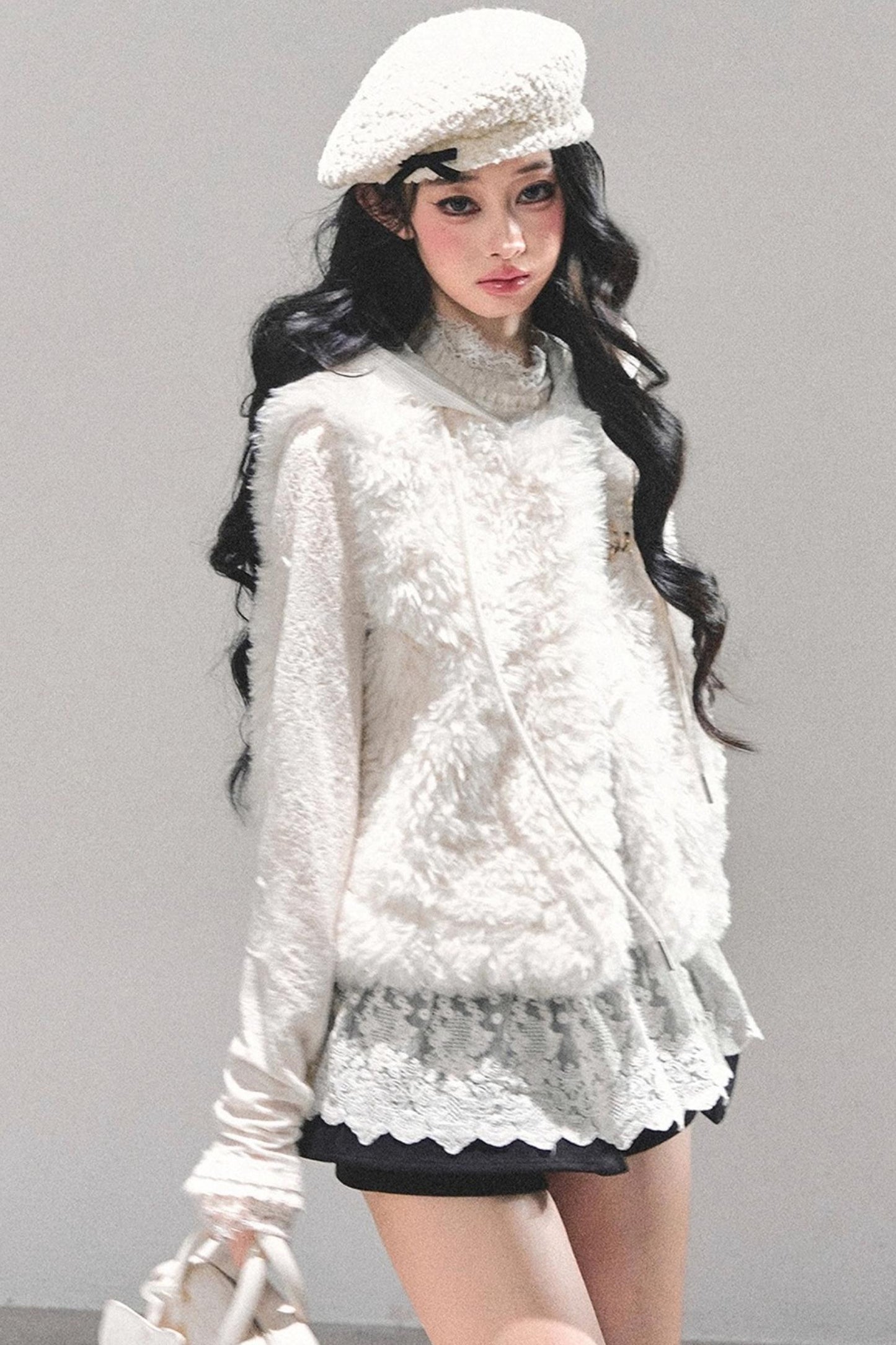 French Lamb Wool Vest Jacket