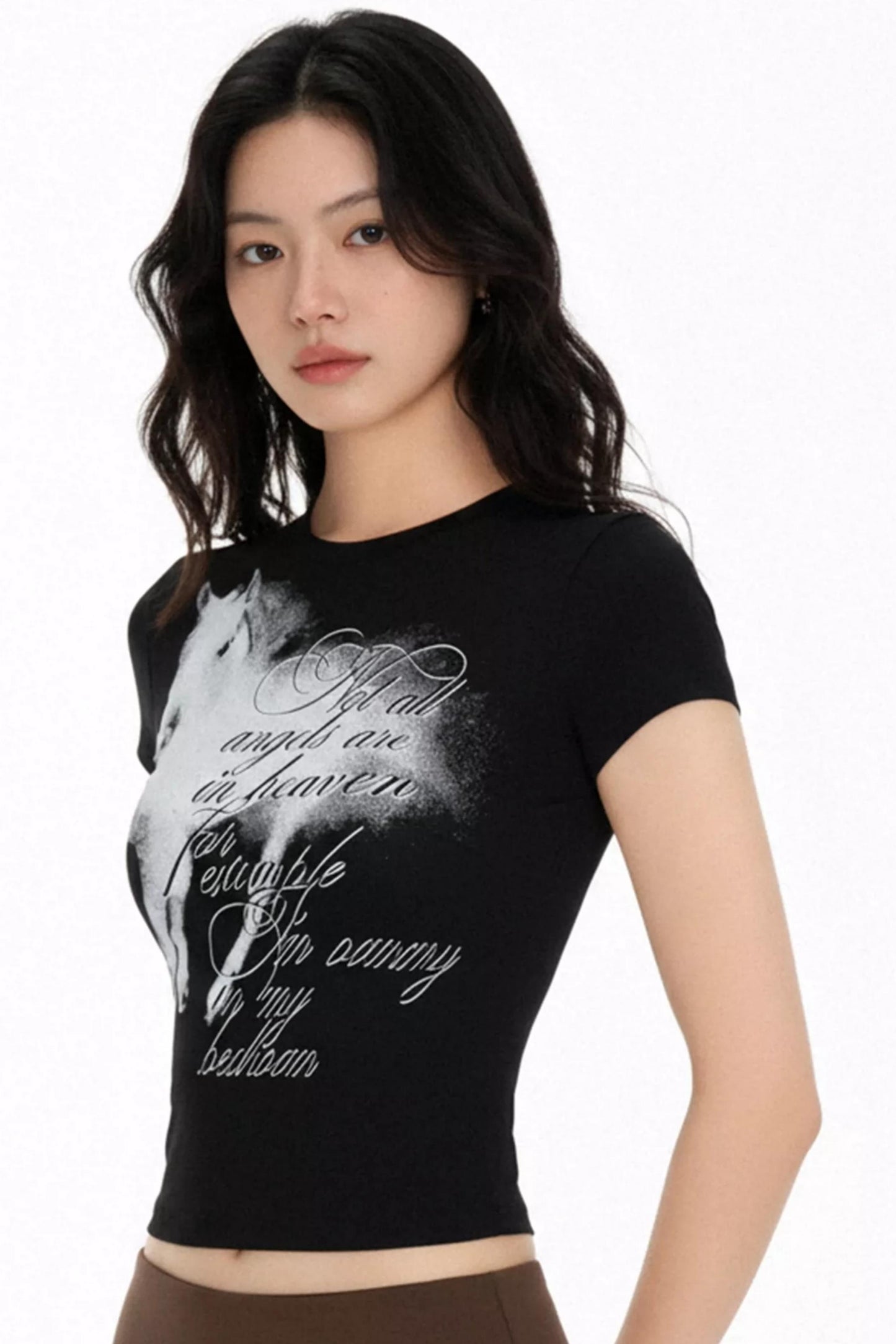 Retro Pony Print Top