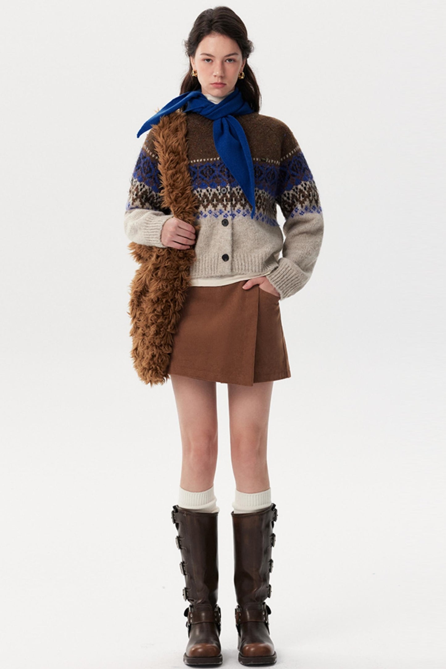 Fair Isle Knitted Jacket