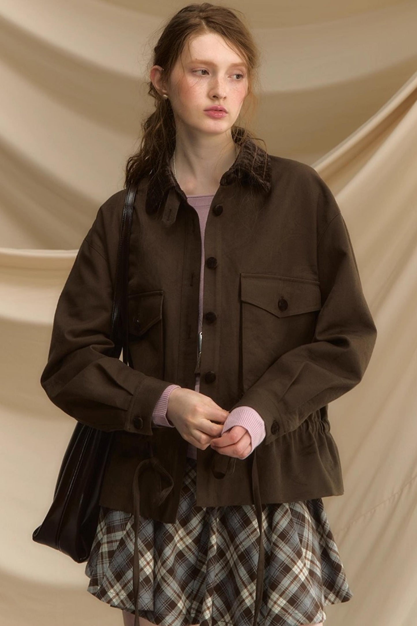 Old Poetry Leather Brown Jacket