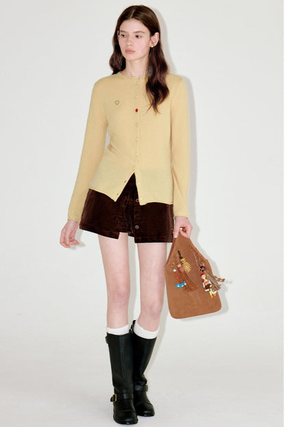 Velvet Striped Culottes