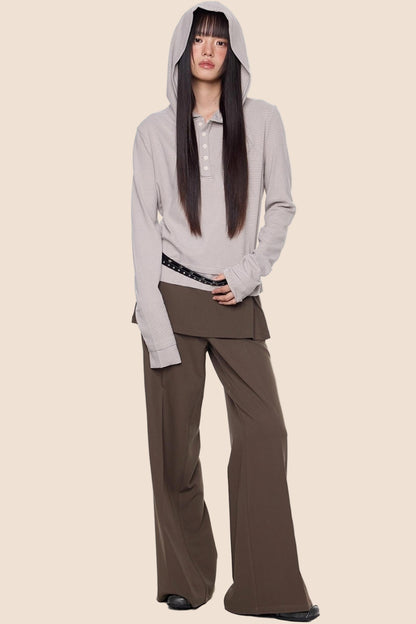 Embroidered Striped Long Sleeve Tee