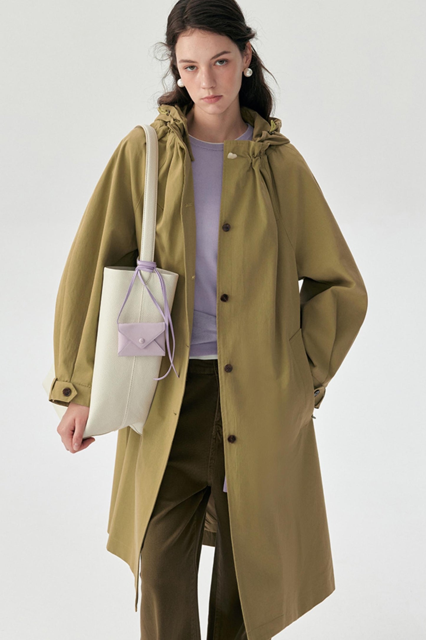 Exclusive Niche A-Line Trench Coat