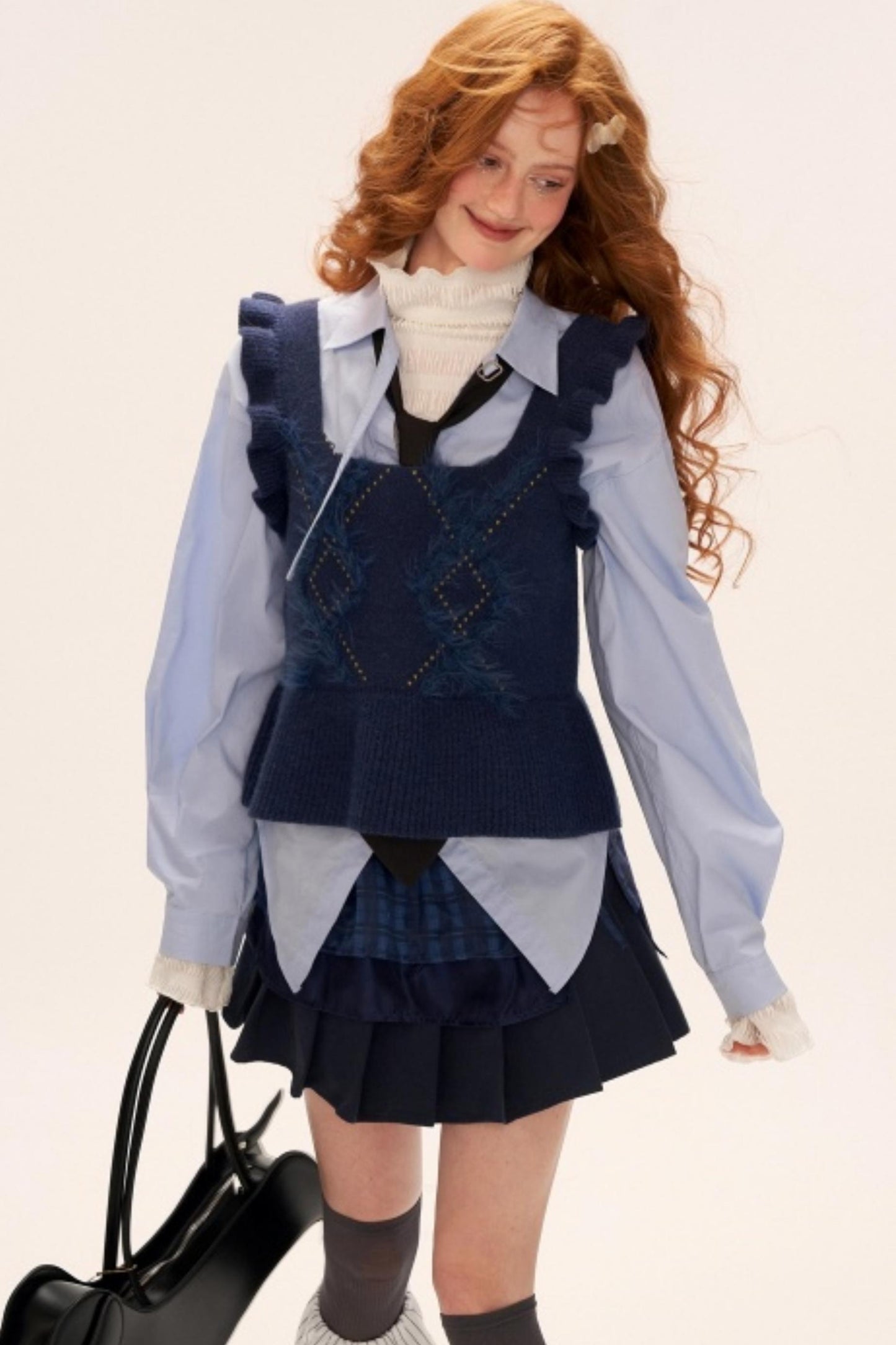 Lazy Lace Knitwear Sweater