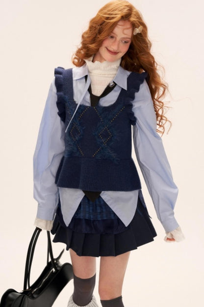 Lazy Lace Knitwear Sweater