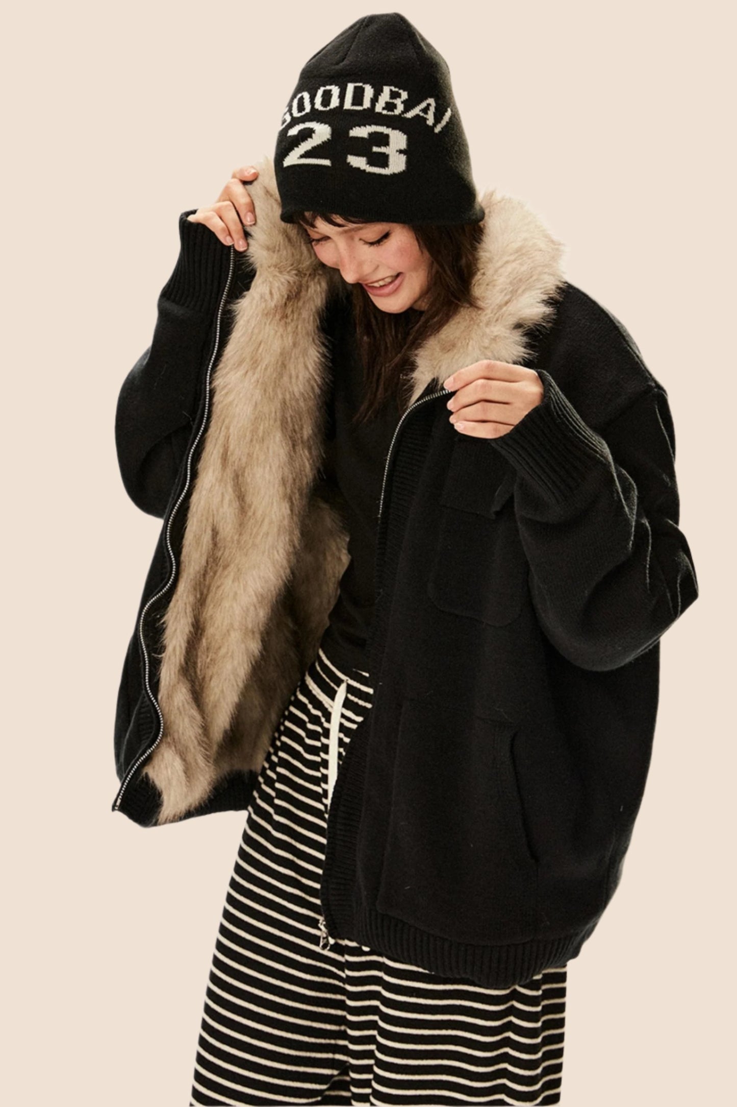 Versatile Furry Winter Jacket