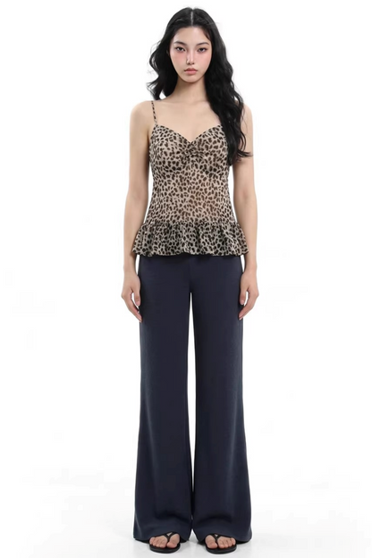 Leopard Print Camisole Top