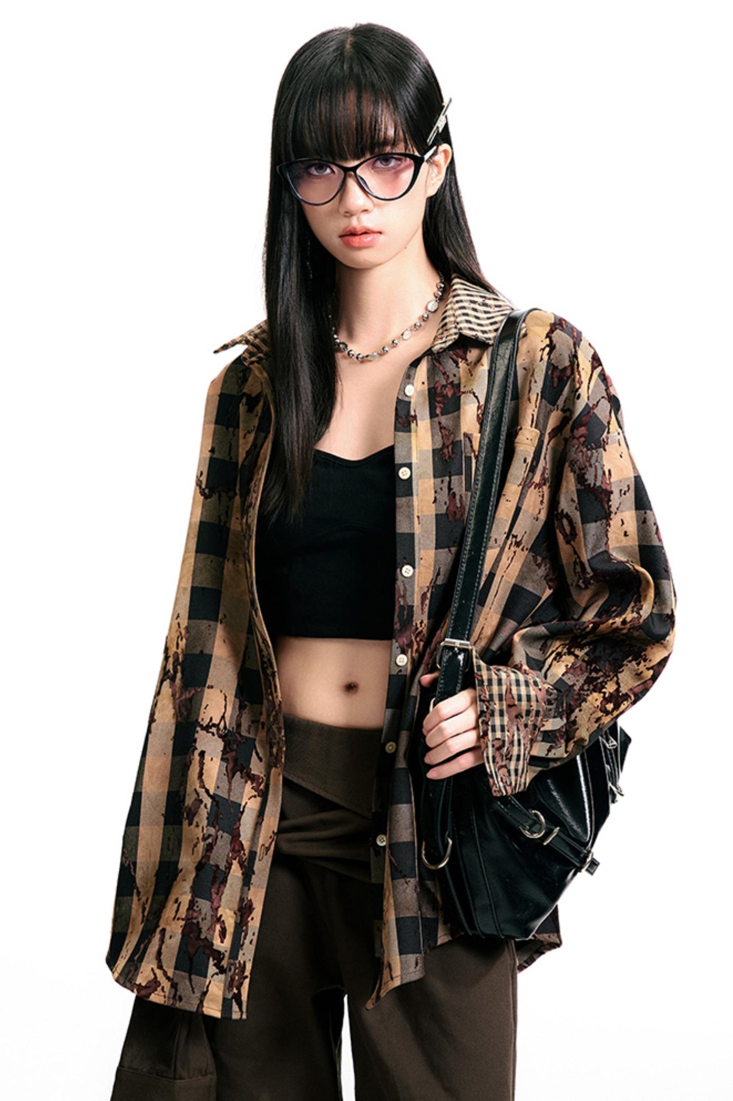 Vintage Ink Plaid Shirt