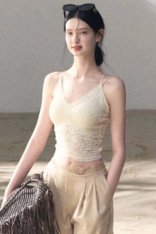 Vine Lace Camisole Vest