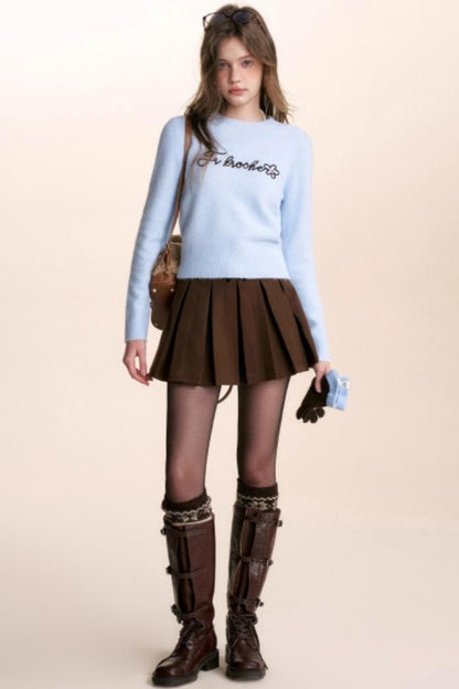 Sea Salt Wool Ribbon Sweater