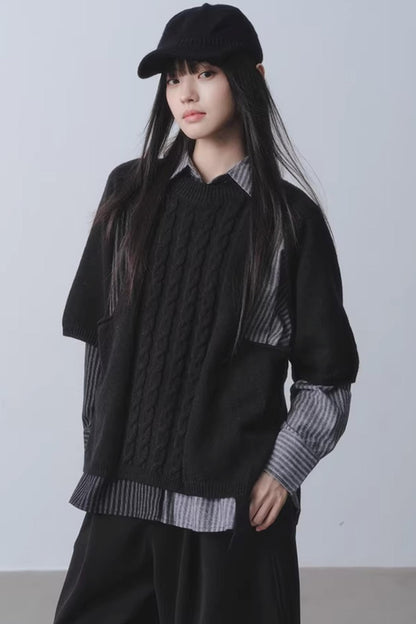 Silver Wings Two-Piece Sweater Set
