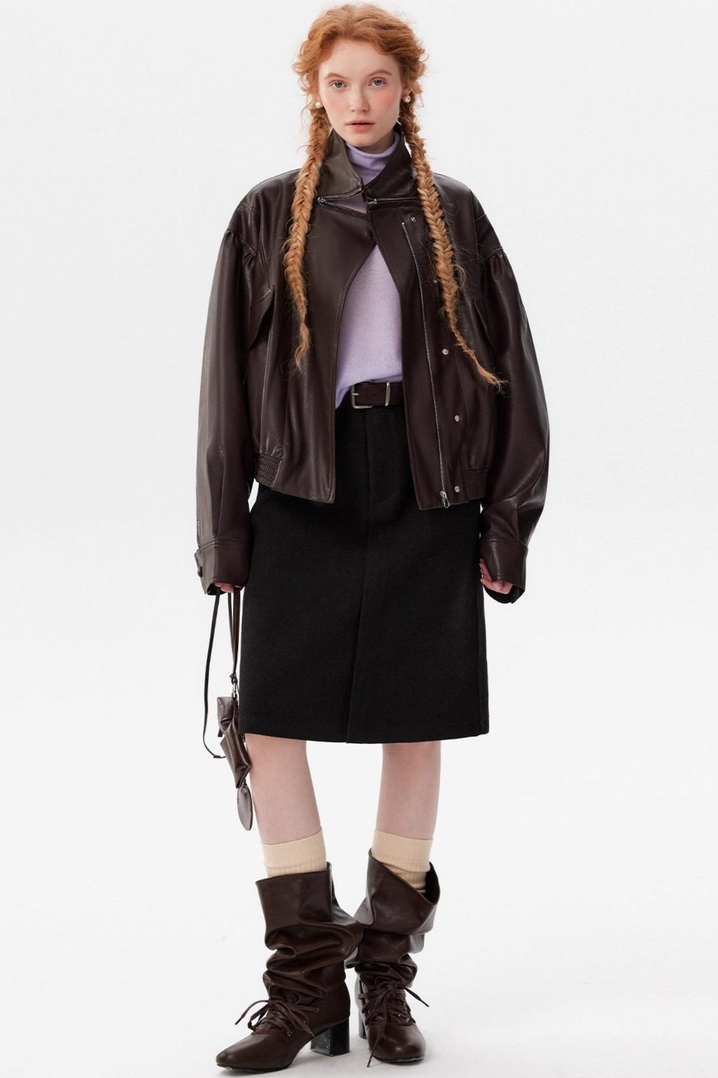 Retro Warm Wool Skirt