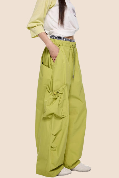 Retro Wide-Leg Pants