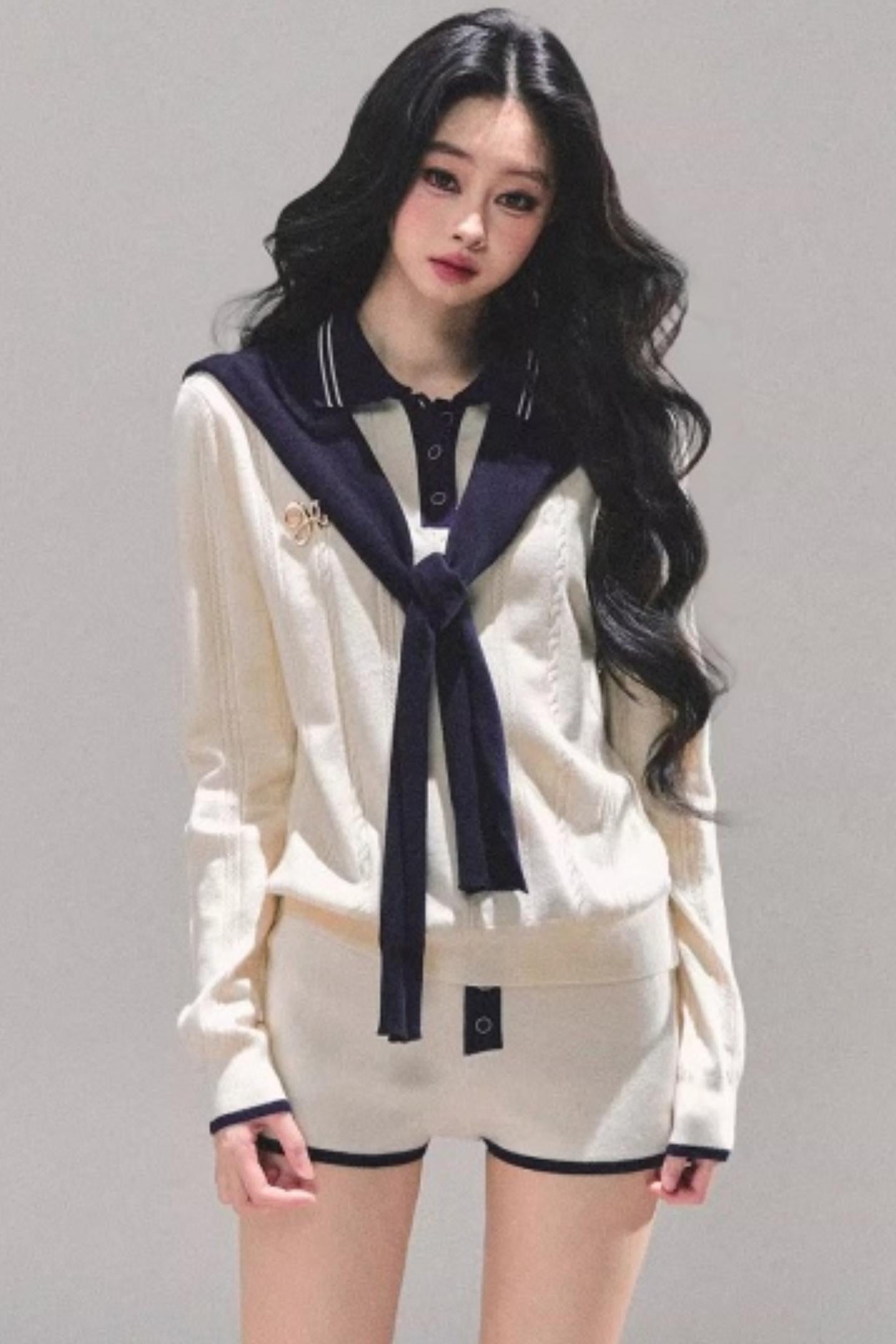 Morning Mist Knitted Suit Set-Up