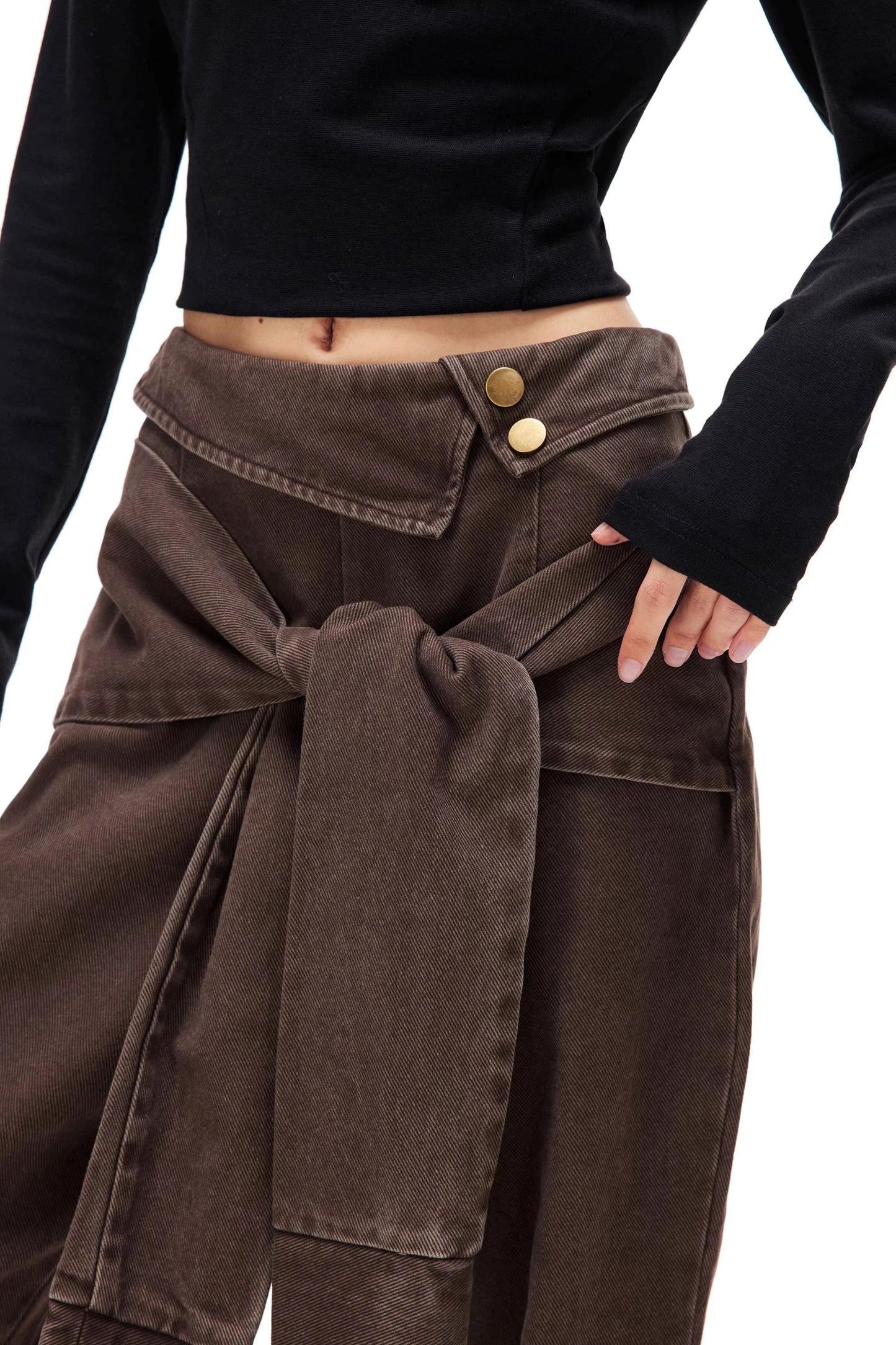 Retro Washed Cargo Pants