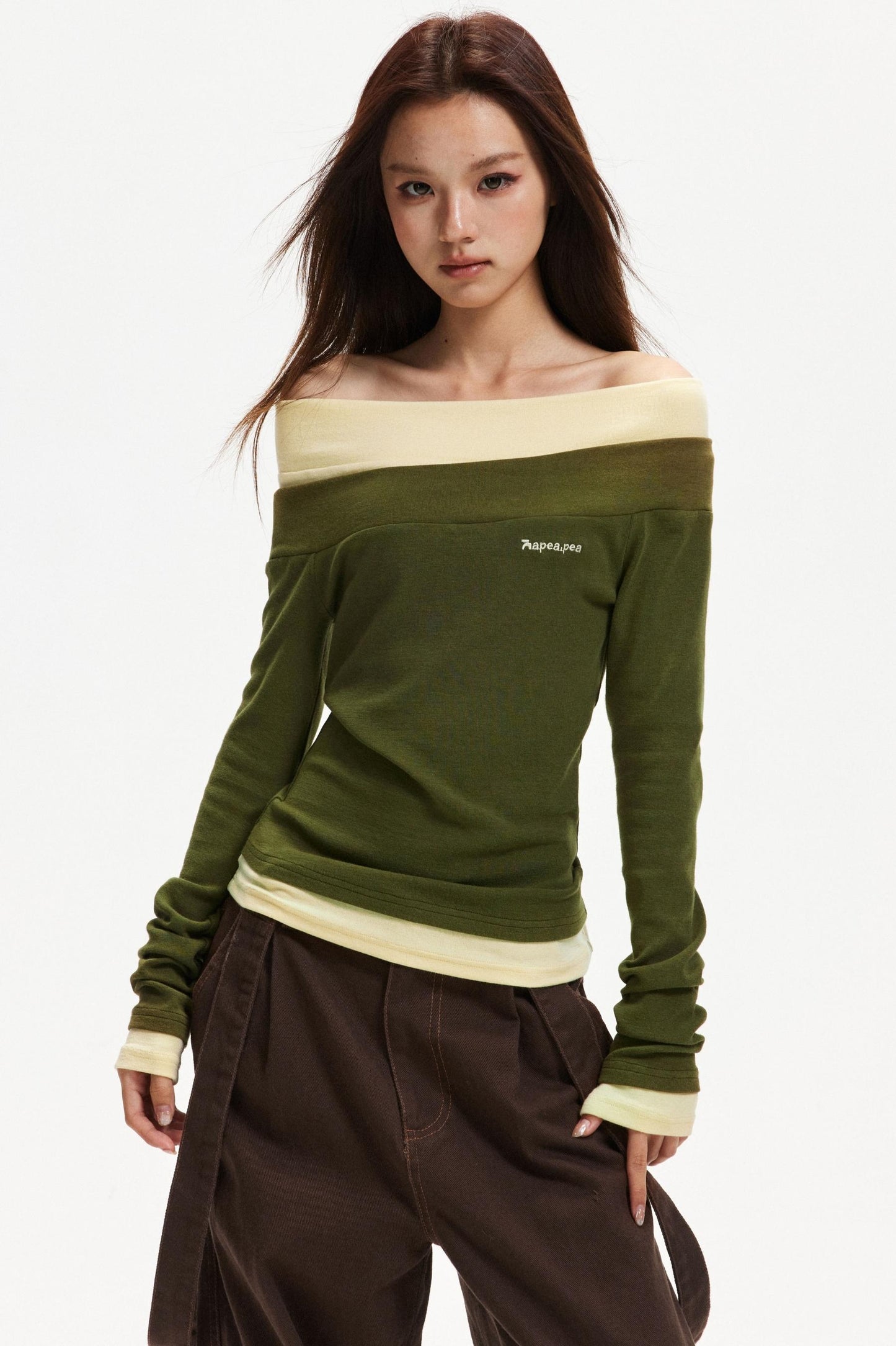 One-Shoulder Knitted Top