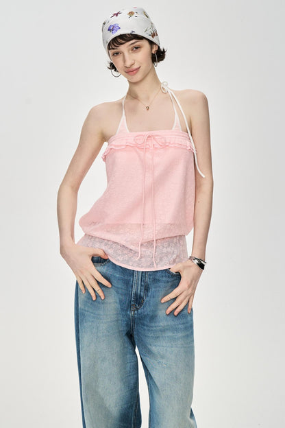 Blue Distressed Baggy Jeans