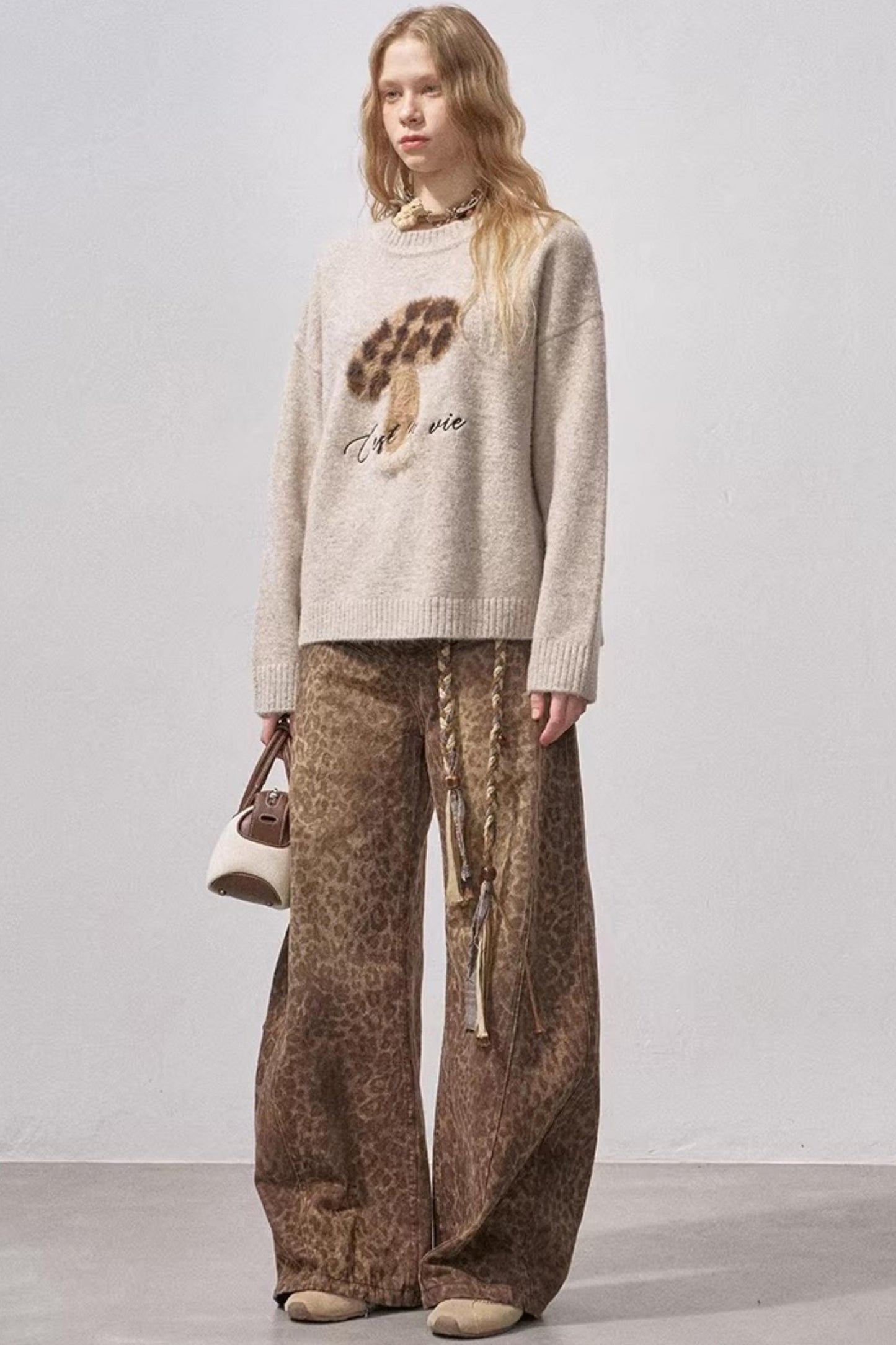 Mushroom Knit Sweater