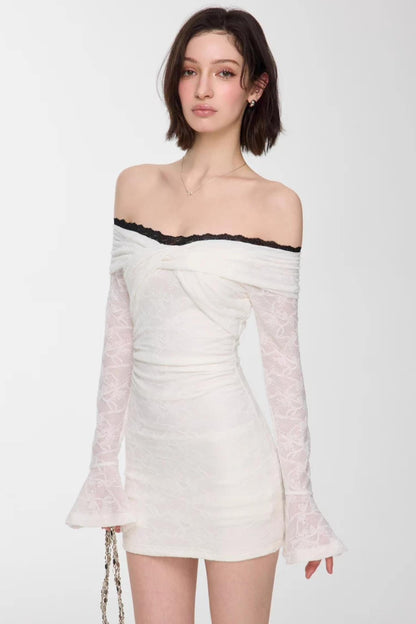 Spicy Twist One-Shoulder Dress