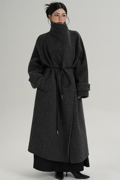 Ultra-High Reversible Wool Coat