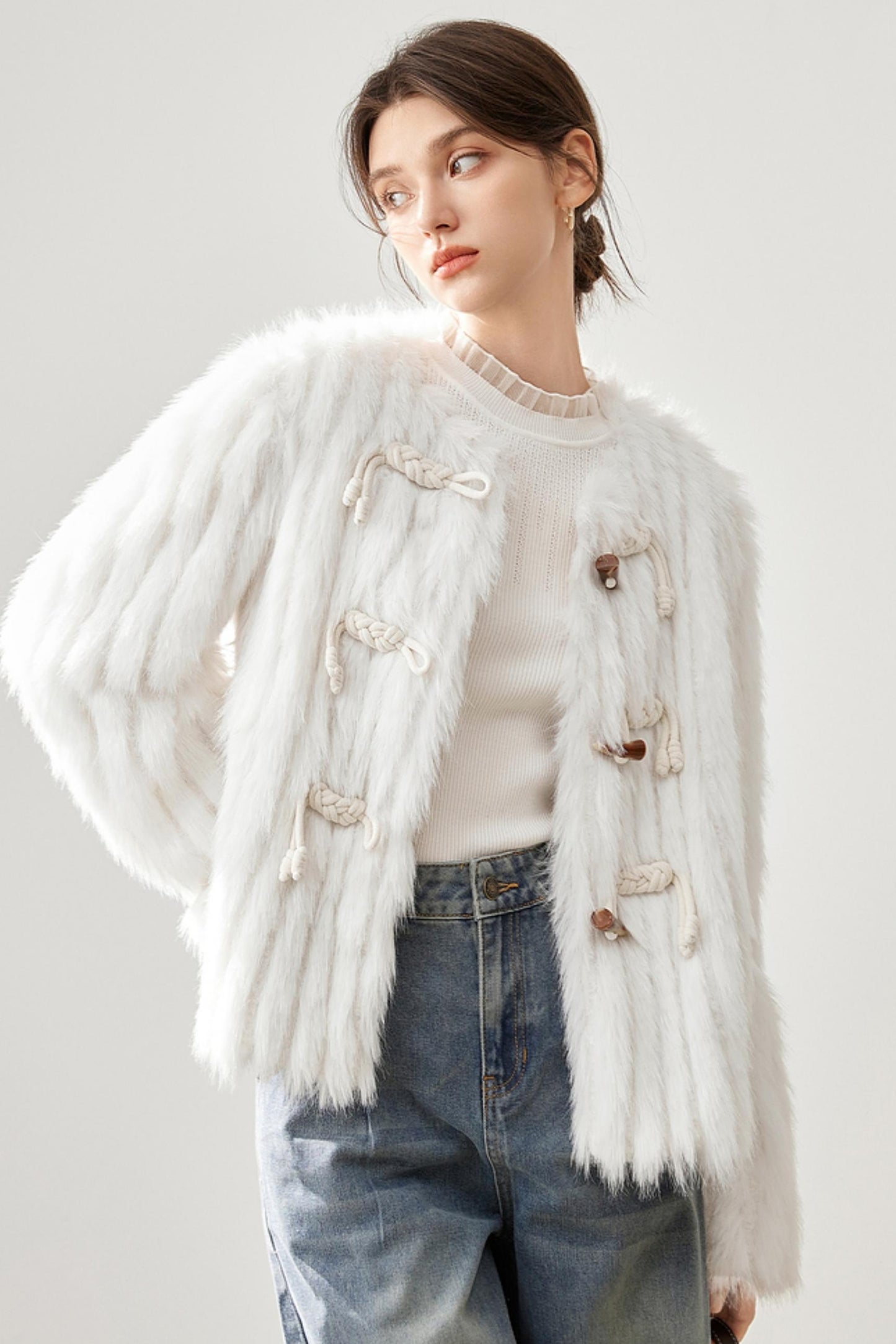 Women's Imitation Mink Velvet Jacket