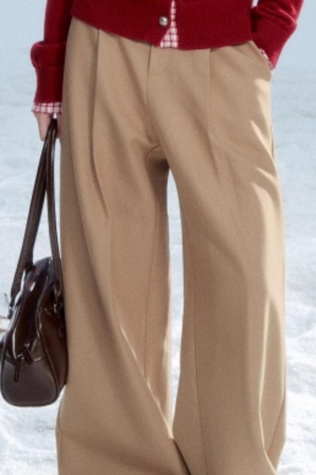 Korean Design Wide-Leg Pants