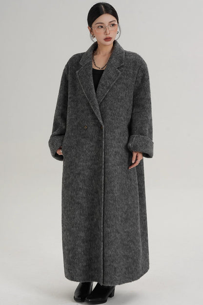 Elegant Double-Sided Wool Coat