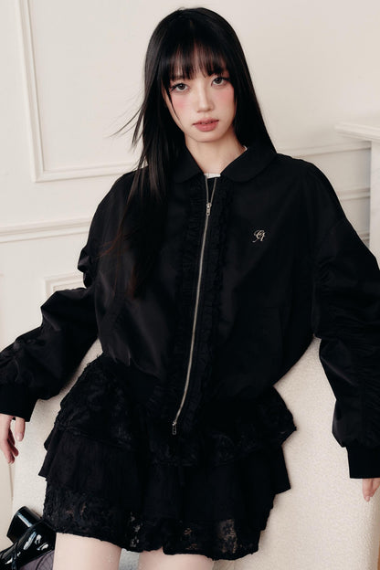 Lace Commuter Baggy Jacket