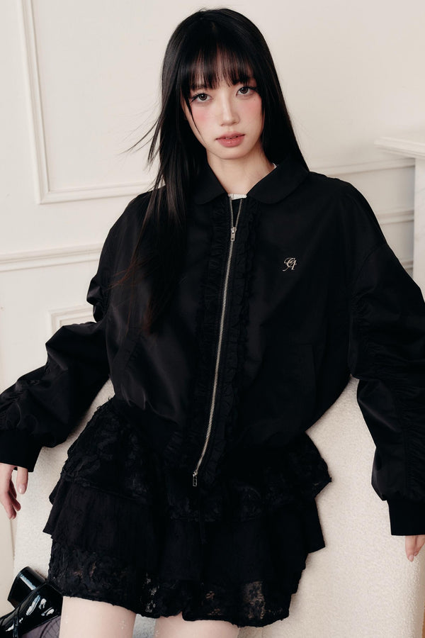 Lace Commuter Baggy Jacket