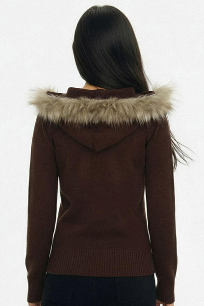 Long Sleeve Basic Zipped Top